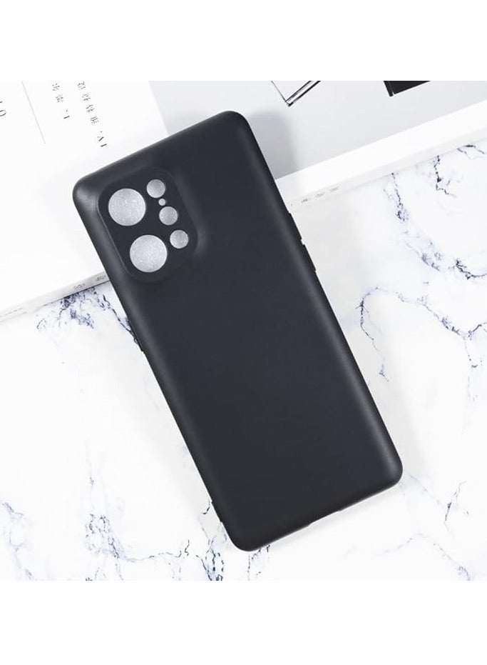 general جراب Oppo Find X5، جراب TPU رفيع مع حماية للكاميرا ومضاد للخدش ومرن لهاتف Oppo Find X5 2023 أسود - Image 2