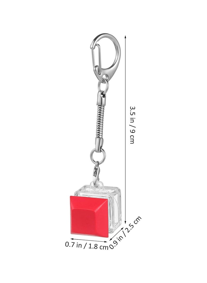 GGOOT 3 Pcs Keyboard Keychain Decompression, Finger Keyboard, Finger Keyboard Keychain, Button for Gifts to Pass The Boring Time As Shown - Image 5