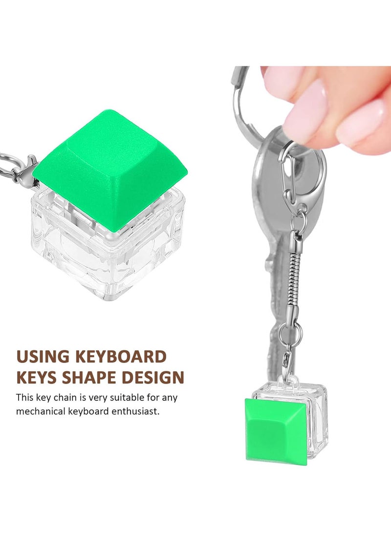 GGOOT 3 Pcs Keyboard Keychain Decompression, Finger Keyboard, Finger Keyboard Keychain, Button for Gifts to Pass The Boring Time As Shown - Image 2