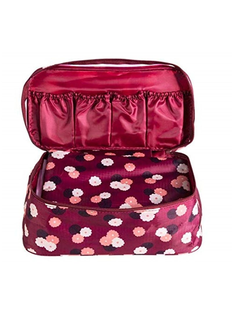 Underwear Storage Bag Bra Organizer Bag Underwear Pouch Waterproof Cosmetic Travel Bag Lingerie Toiletry Wash Storage Case Baby Diaper Bag - Image 2