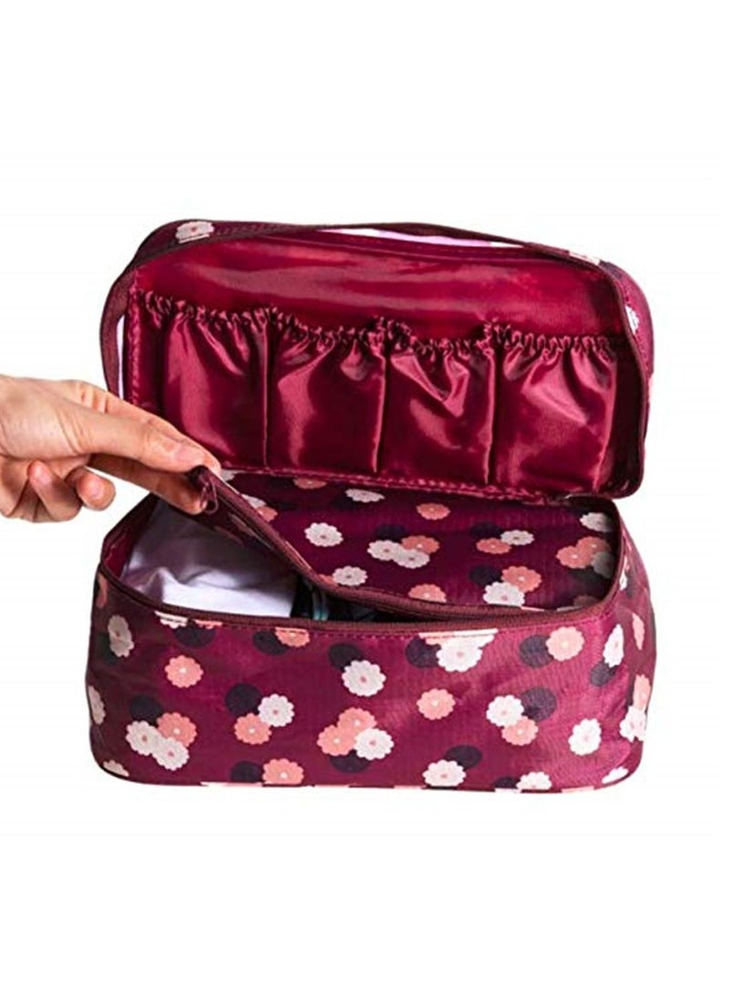 Underwear Storage Bag Bra Organizer Bag Underwear Pouch Waterproof Cosmetic Travel Bag Lingerie Toiletry Wash Storage Case Baby Diaper Bag - Image 3