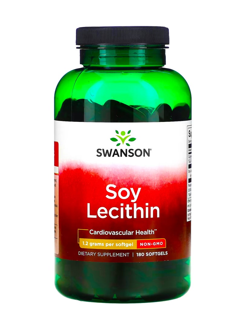 SWANSON Soy Lecithin 1.2 g 180 Softgels