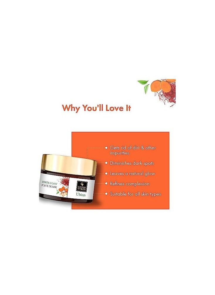 Good Vibes - Good Vibes Ubtan Insta Glow Face Mask - Image 1