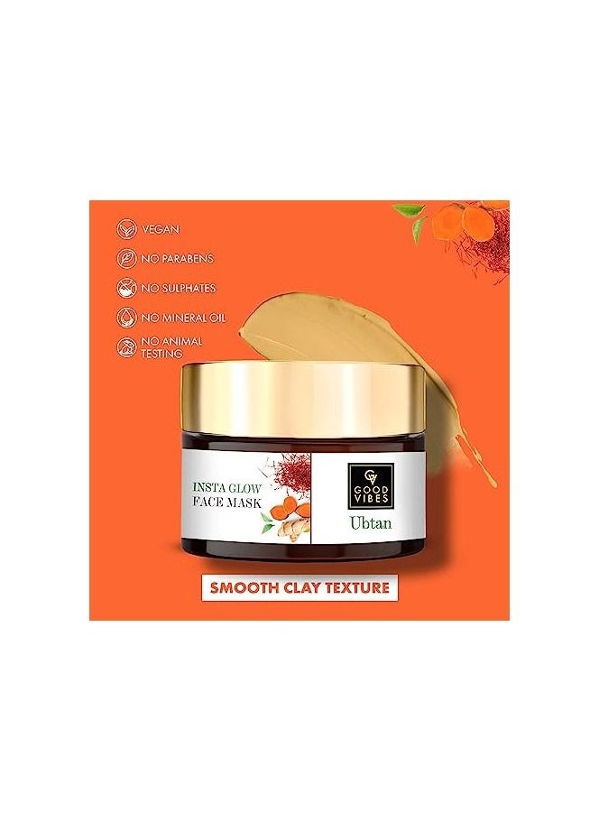 Good Vibes - Good Vibes Ubtan Insta Glow Face Mask - Image 1