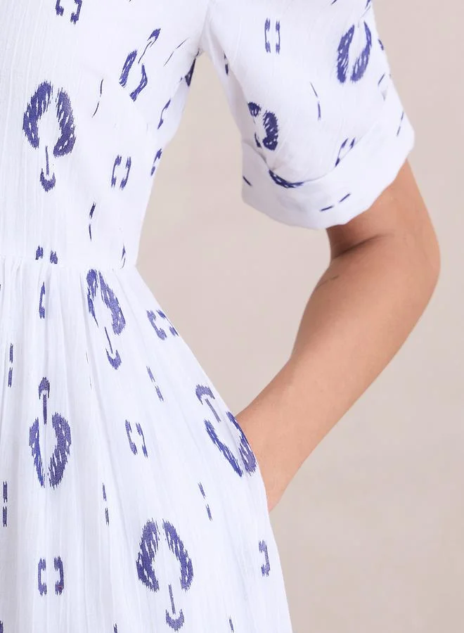 Femmella Printed Tiered Dress