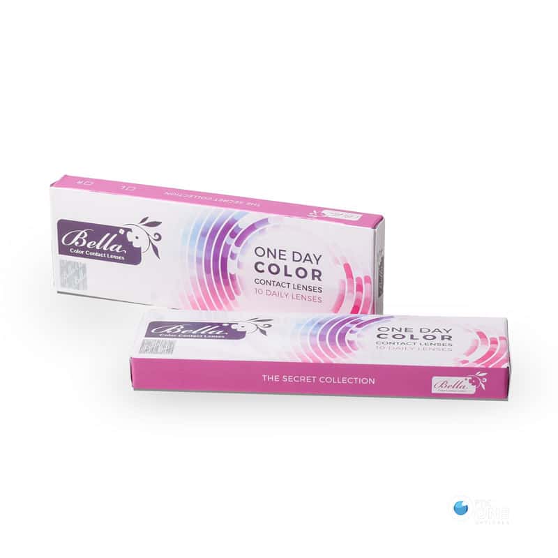 Bella عدسات لاصقة ملونة بلاتينية رمادية ليوم واحد - 10 عدسات - Image 3