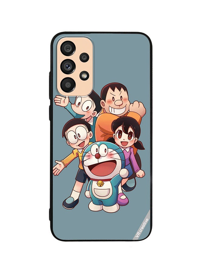 VR CREATIVE Protective Case Cover For Samsung Galaxy A53 5G Doremon Design Multicolour - Image 1