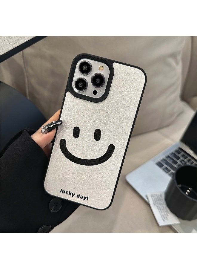 NIBEMINENT Healing Smile Protective TPU Case Cover For iPhone 16 Pro, Black - Image 1
