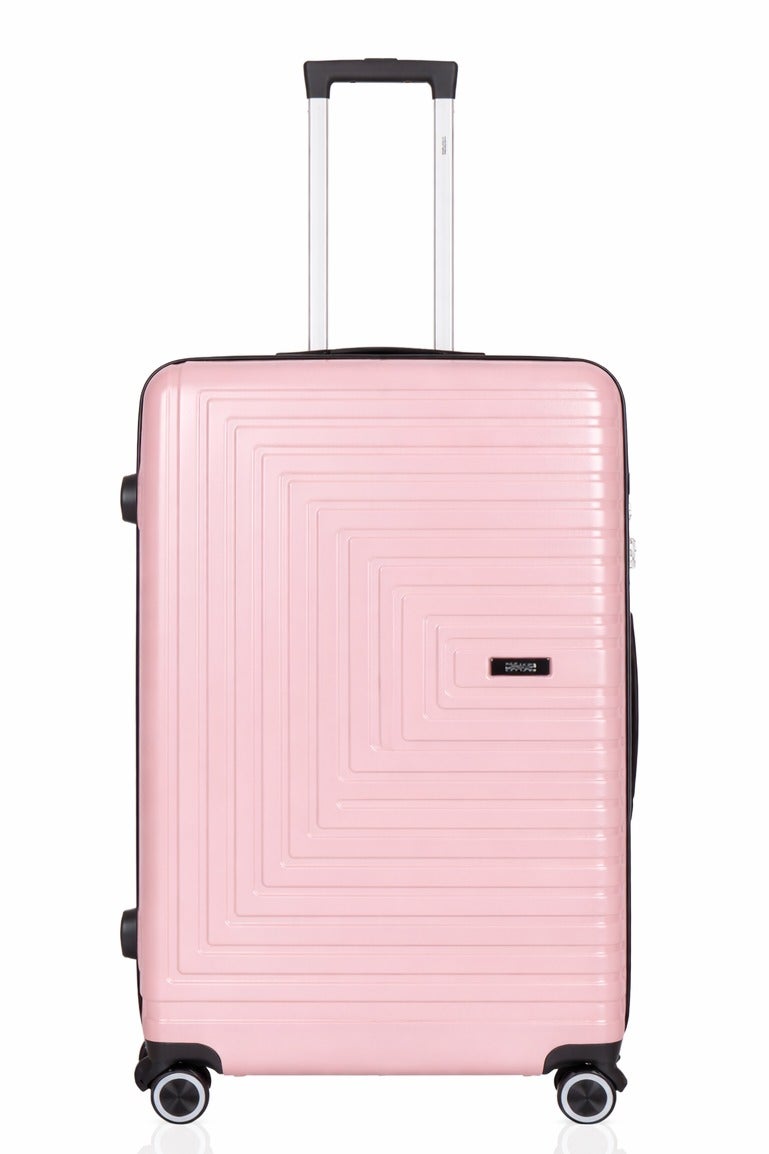 MNUK Pilgrimage Set of 3 Luggage | Hardside Soft Handle Trolley with TSA Lock |360° 4 Wheeler| Cabin-20 Inch, Medium- 24 Inch, Large-28 Inch| Rose Gold - Image 3