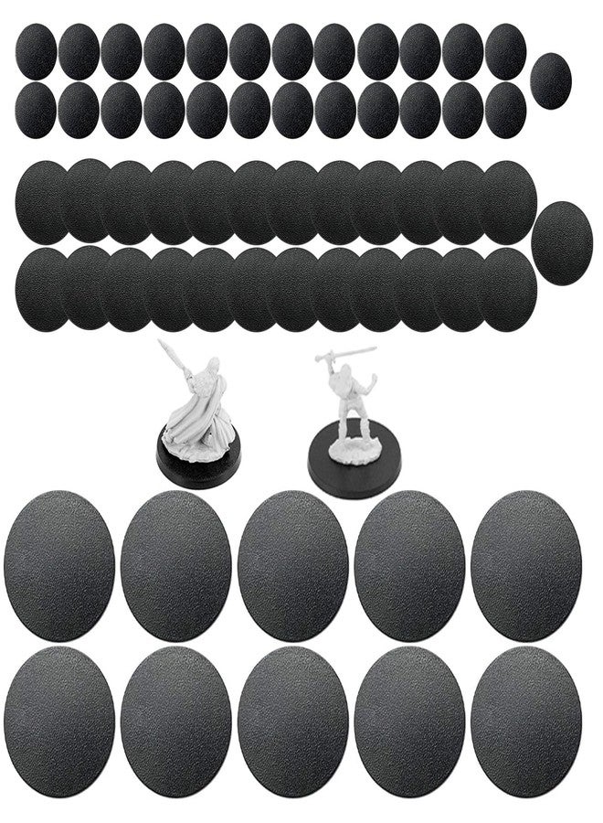 XJPONGC 60Pcs Mix Round Plastic Model Bases 25mm(25pcs)/32mm(25pcs)/40mm(10pcs) for Gaming Miniatures or Wargames Role Playing Board Game Figure Toy(0.98inch/1.3inch/1.57inch) - Image 1