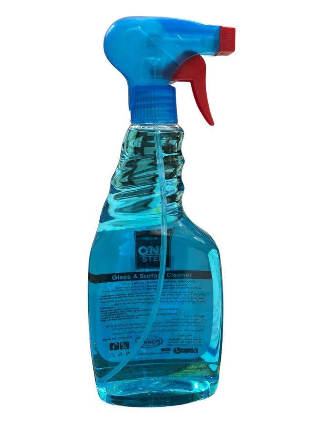 One Step Glass Cleaner Spray, Traceless Shine, 700ml - Image 2