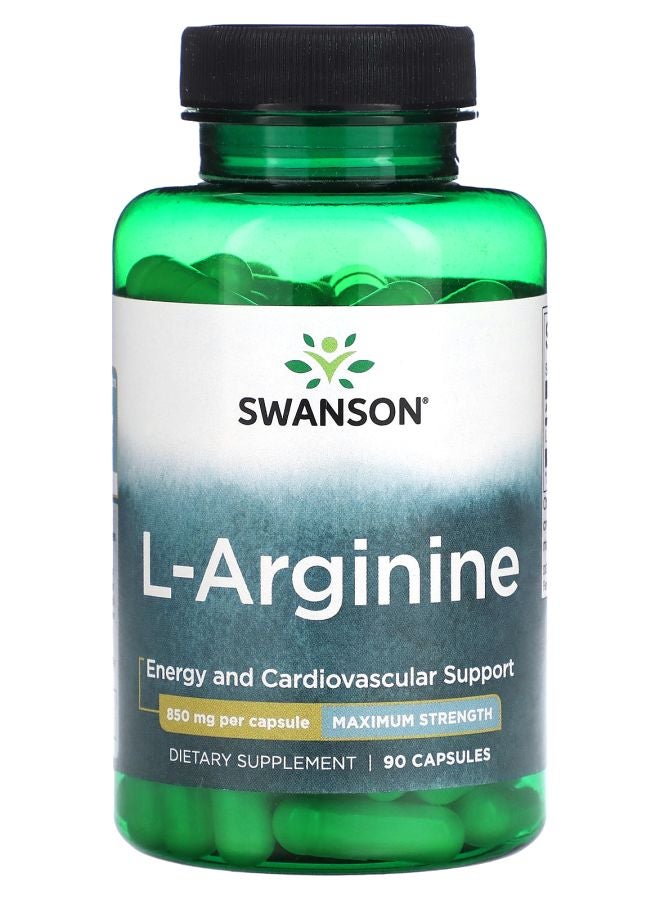 SWANSON L-Arginine Maximum Strength 850 mg 90 Capsules