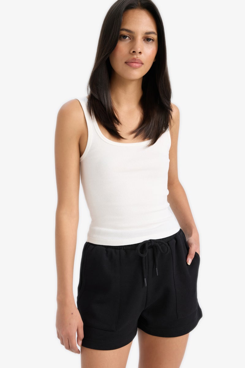 DeFacto Woman Regular Fit Basic Bermuda  - Image 5