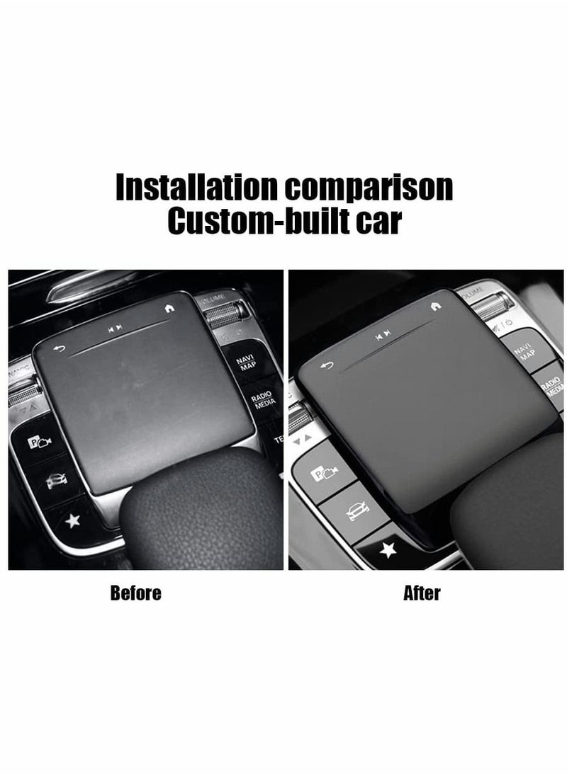Y&D - Center Consoles Multimedia Protective Cover Applicable for Mercedes Benz Mouse Car Touch Screen Controller Protector A B CLA GLE GLS GLB GLA 2020 2022 (Black) - Image 1