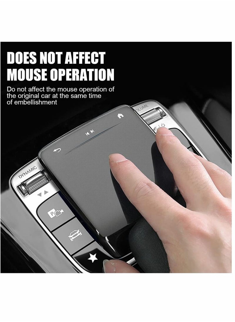 Y&D Center Consoles Multimedia Protective Cover Applicable for Mercedes Benz Mouse Car Touch Screen Controller Protector A B CLA GLE GLS GLB GLA 2020 2022 (Black)  - Image 3