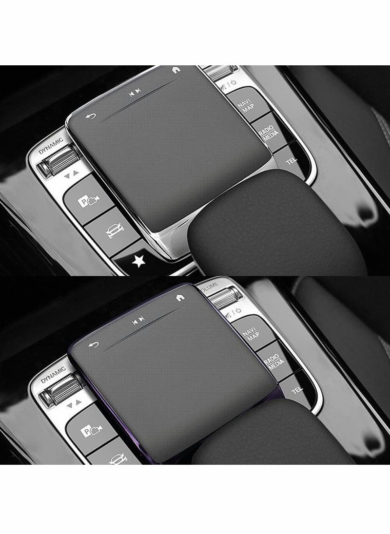 Y&D - Center Consoles Multimedia Protective Cover Applicable for Mercedes Benz Mouse Car Touch Screen Controller Protector A B CLA GLE GLS GLB GLA 2020 2022 (Black) - Image 1