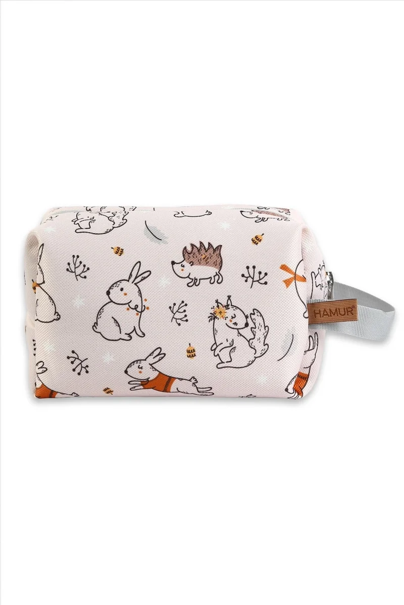 هامور Zippered Dirty Clean and Wet Dry Baby Laundry Clothes Multi-Purpose Make-Up Bag Tvşn Powder