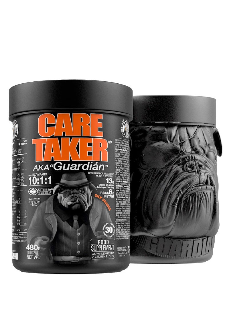 zoomad labs Zoomad Labs Caretaker - BCAA Powder, Muscle Recovery and Growth Supplement with 6.6g BCAA, Glutamine, Citrulline, Electrolyte Blend, Silk Orange Flavor, 30 Servings  - Image 1