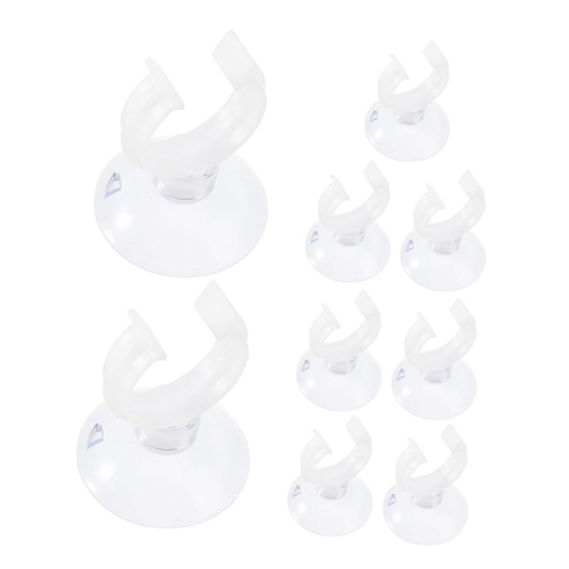 9pcs Aquarium Suction Cup Clips 4 5X3X2CM Durable Clamp For Fish Tank Tubing - Image 2