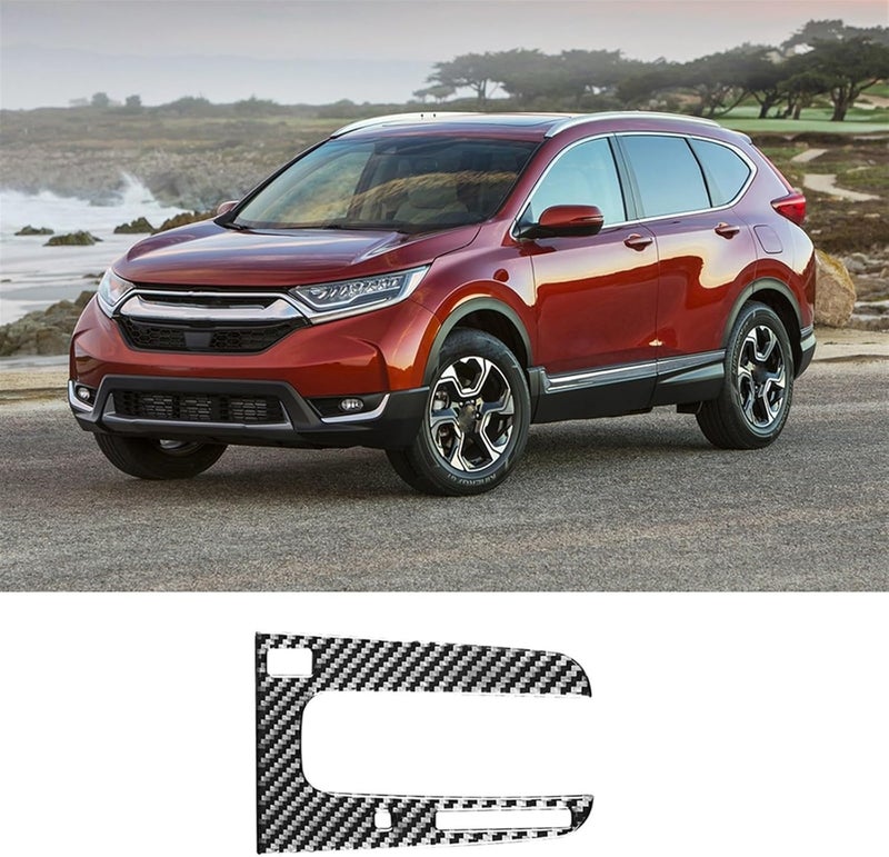 Wivplex Carbon Fiber Gear Shift Panel Trim Cover for CRV - Image 5