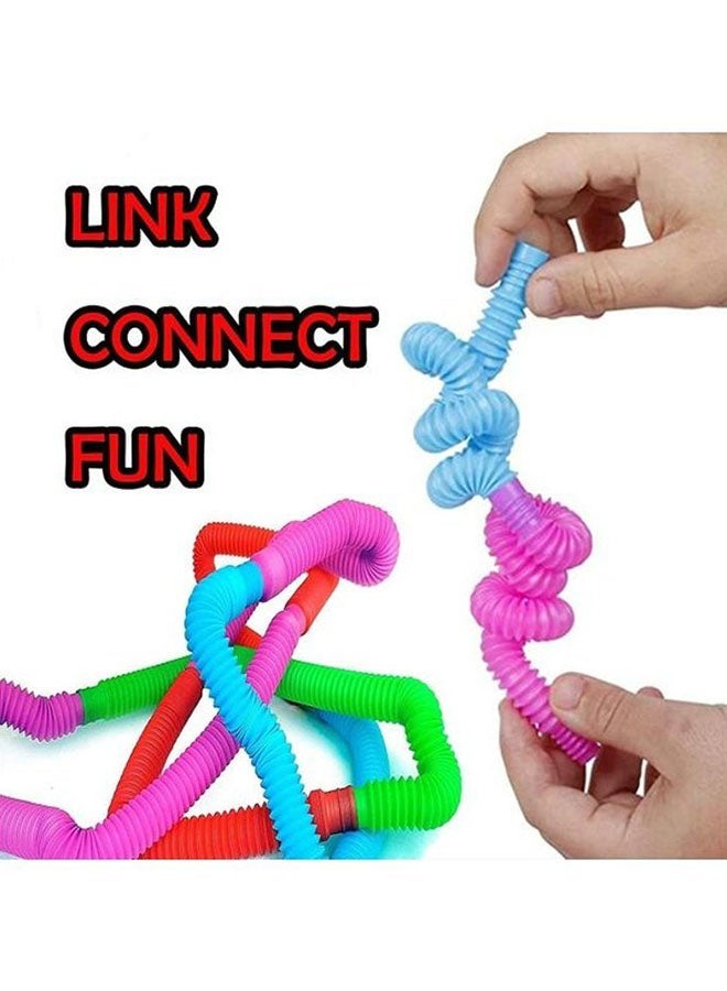 كابتن تيك طقم لعبة فيدجيت للضغط على الفقاعات الحسية بتصميم متعدد الأغراض لتخفيف التوتر والتخلص من الإجهاد، مكون من 5 قطع 8.07x4.17x2.52سم - Image 2