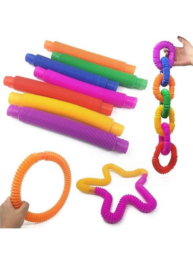 كابتن تيك طقم لعبة فيدجيت للضغط على الفقاعات الحسية بتصميم متعدد الأغراض لتخفيف التوتر والتخلص من الإجهاد، مكون من 5 قطع 8.07x4.17x2.52سم - Image 3