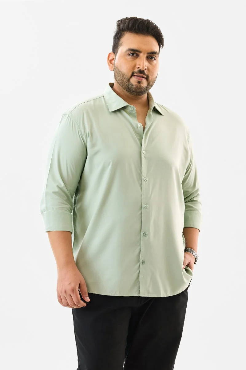 سنيتش قميص مقاس كبير فيسكوز % بقصة عادية