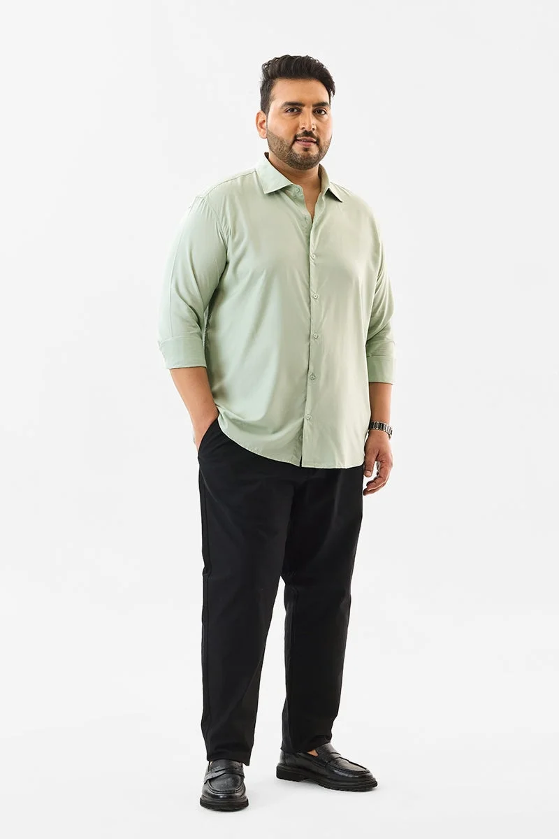 سنيتش قميص مقاس كبير فيسكوز % بقصة عادية