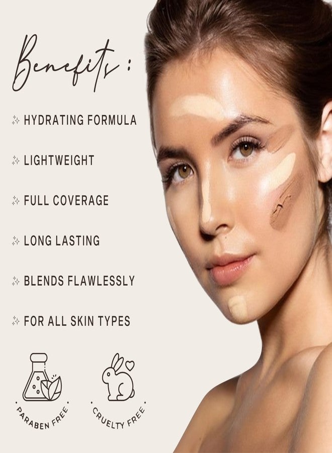 ماكس تاتش باليت تحديد الوجه وكونسيلر ماكس تاتش رقم 2510، لمسة نهائية طبيعية ناعمة تدوم طويلاً - Image 3