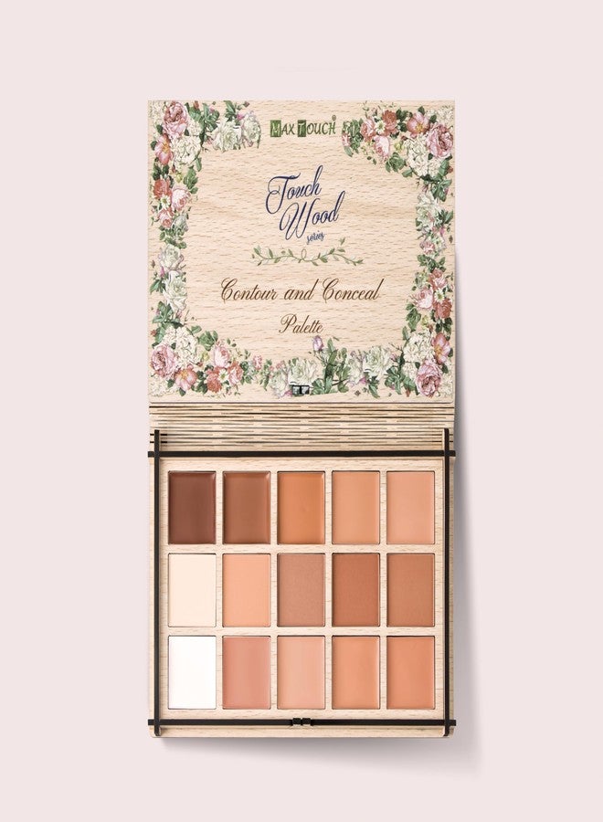 ماكس تاتش باليت تحديد الوجه وكونسيلر ماكس تاتش رقم 2510، لمسة نهائية طبيعية ناعمة تدوم طويلاً - Image 1