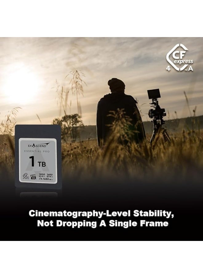 Exascend 512GB Essential Pro CFexpress 4.0 Type A Memory Card - Image 3