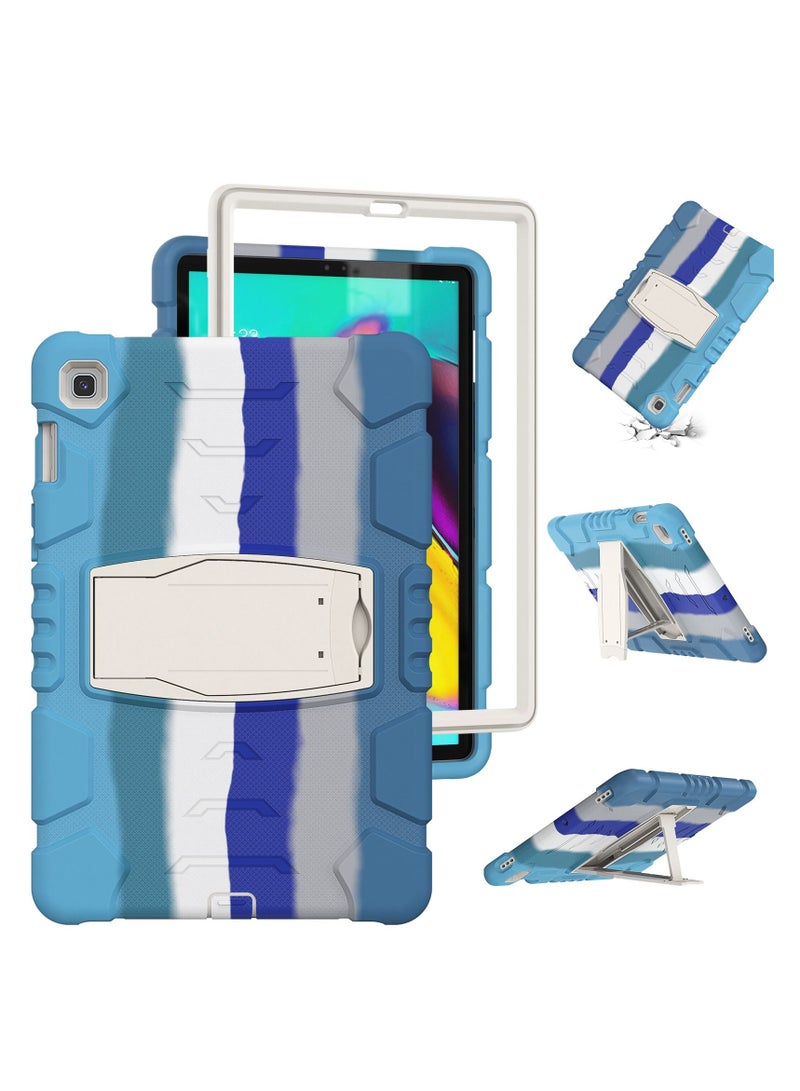 GULFLINK Gulflink Protective Back Case Cover for SAMSUNG Tab S5E T720/T725 10.5 inch colourful blue - Image 1