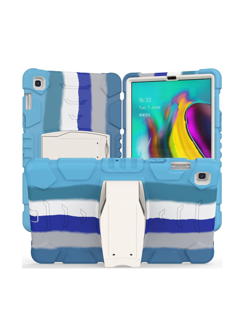 GULFLINK Gulflink Protective Back Case Cover for SAMSUNG Tab S5E T720/T725 10.5 inch colourful blue - Image 2