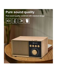 Kisonli G10 Wooden Retro Classic Outdoor Wireless BT Speaker - Brown - pzsku/Z3925DB6AF6B05FCC0341Z/45/_/1721738751/1bd04bfd-8a25-4ab8-9ed0-77d543078ccb