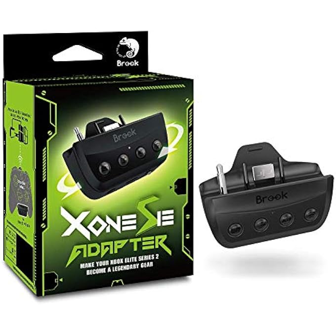 Brook XBOX ONE SE ADAPTER TYPE C FOR XBOX ELITE SERIES 2 WIRELESS CONTROLLERS AND XBOX SERIES X/S CONTROLLERS ON PS5 XBOX SERIES X/S SWITCH PS4 XBOX PC(XID) MOTION CONTROL TURBO REMAP AUDIO FUNCTION - Image 1