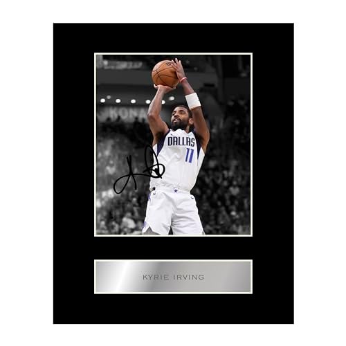 iconic pics Kyrie Irving Print Signed Mounted Photo Display #01Printed Autograph Picture Print - Image 1