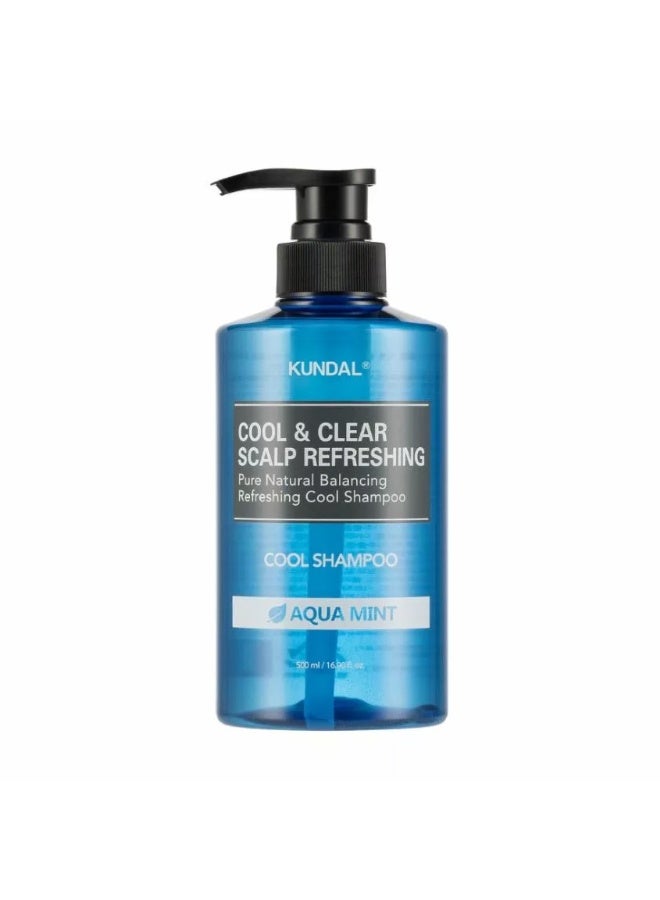 KUNDAL SCALP REFRESHING COOL SHAMPOO 500ML - AQUA MINT - Image 1