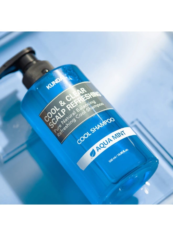 KUNDAL SCALP REFRESHING COOL SHAMPOO 500ML - AQUA MINT - Image 2