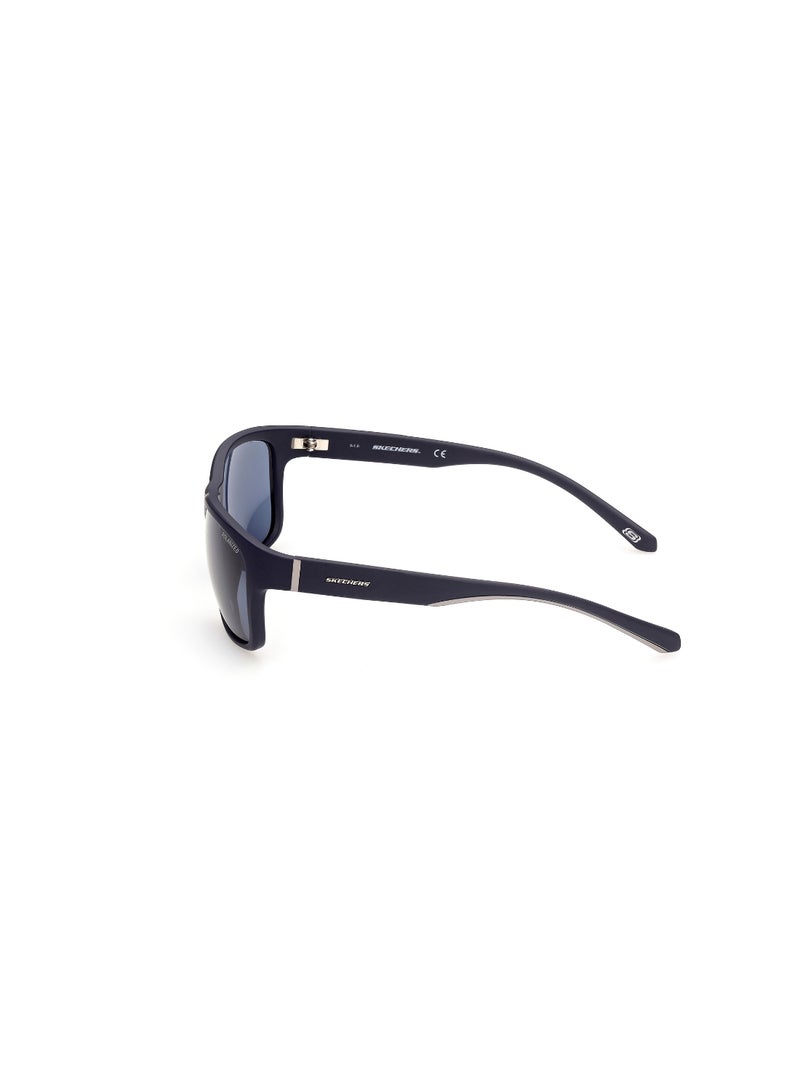 SKECHERS Full Rim Square Male Sunglass Se611791V58 - Image 2