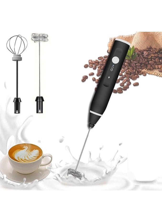 ماركة غير محددة USB adjustable milk frother and whisk with 2 parts  - Image 1