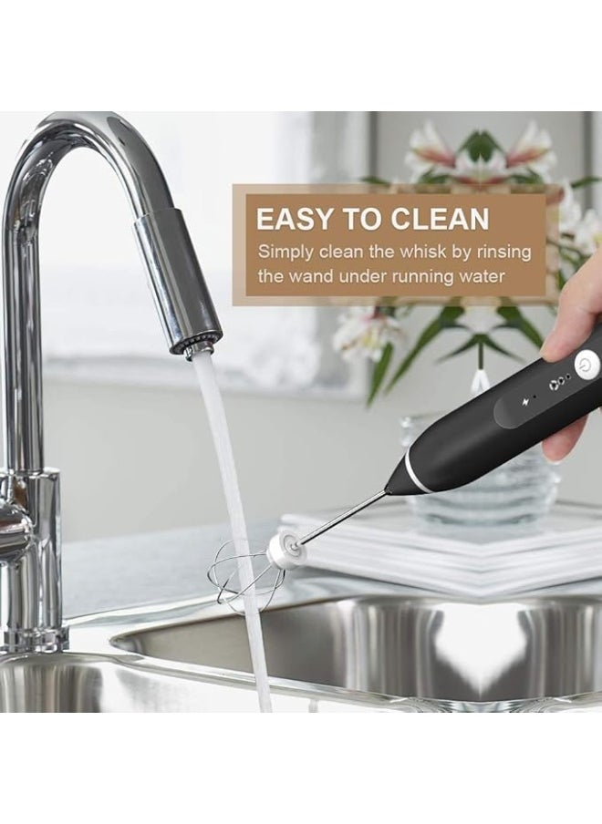 ماركة غير محددة USB adjustable milk frother and whisk with 2 parts  - Image 5