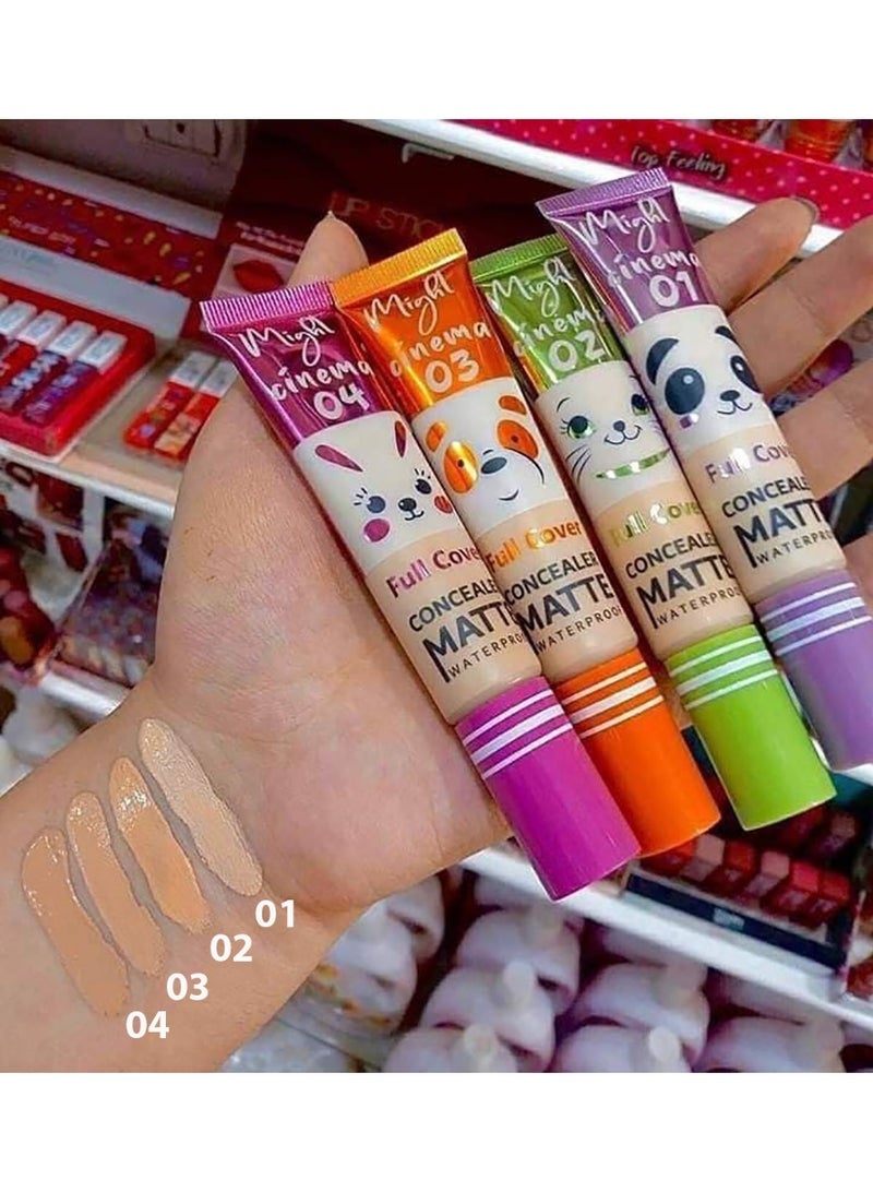 Might Cinema (Might Cinema)Matte Waterproof Full Coverage Concealer-5095- Shade 03 - Image 2