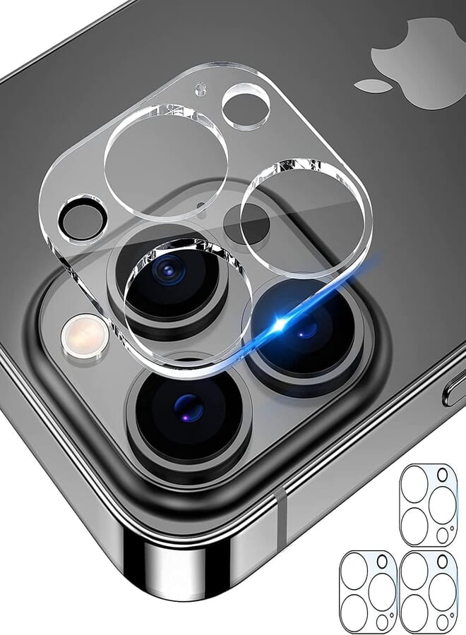 Next Store Clear Camera Lens Protector Compatible with iPhone 15 Pro, 9H Tempered Glass Anti-Scratch Durable Ultra Thin Camera Lens Protector