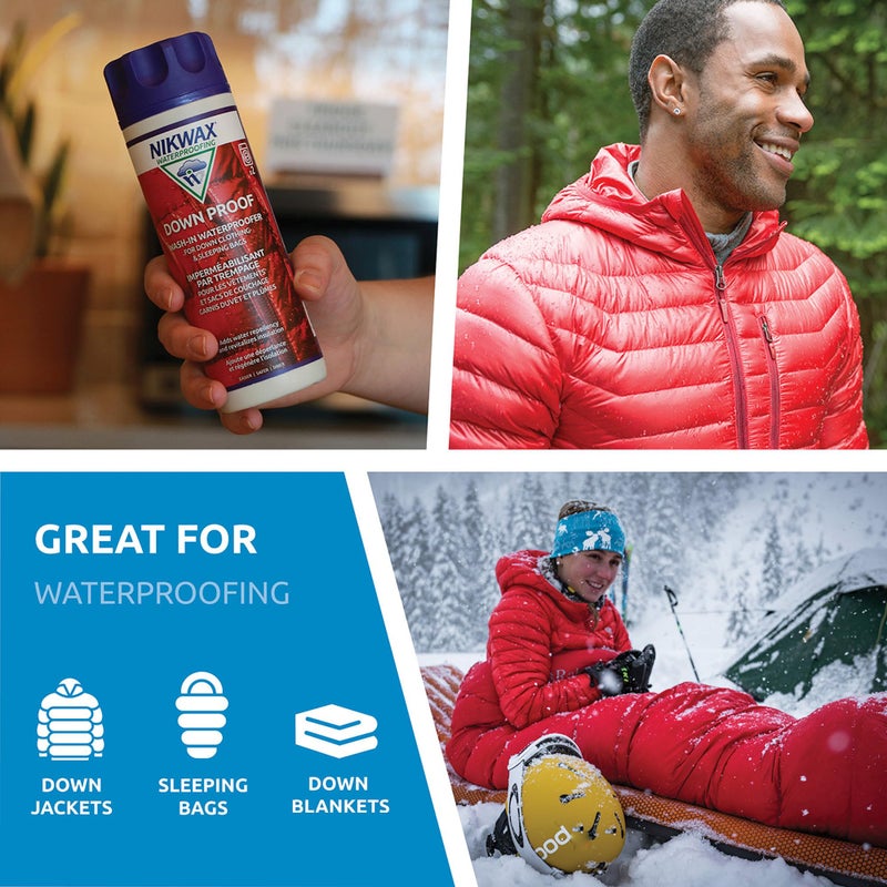 Nikwax Down Proof Wash-In Waterproofing Restores DWR Water Repellency to Down Filled Jackets, Outerwear, Vests, Sleeping Bags, Quilts, and Bedding, Revitalizes and Protects Insulation and Loft - Image 3