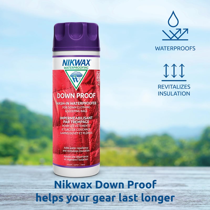 Nikwax Down Proof Wash-In Waterproofing Restores DWR Water Repellency to Down Filled Jackets, Outerwear, Vests, Sleeping Bags, Quilts, and Bedding, Revitalizes and Protects Insulation and Loft - Image 4