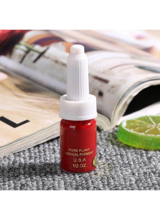 Thoraya - Semi permanent Tattoo Ink Natural Plant Lip Eyebrow Eyeliner Tattoo Pigment Longlasting Ink Red - Image 1