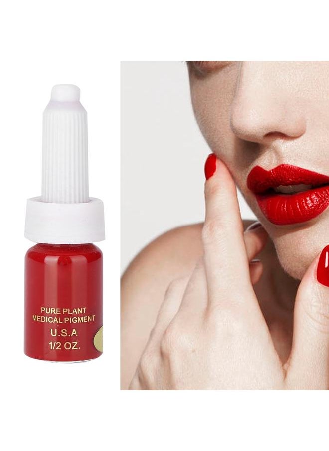 Thoraya - Semi permanent Tattoo Ink Natural Plant Lip Eyebrow Eyeliner Tattoo Pigment Longlasting Ink Red - Image 1