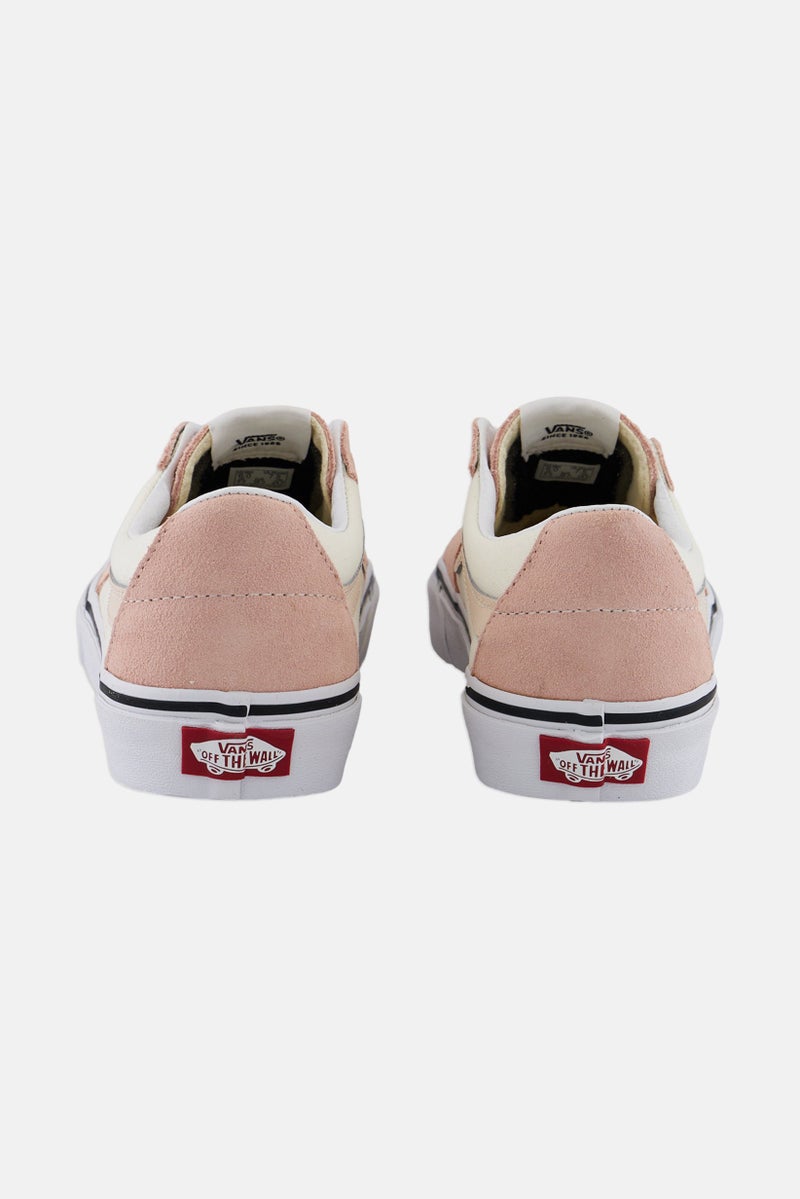 VANS أحذية نسائية سك8 لو منخفضة مزودة بأربطة، وردي - Image 2
