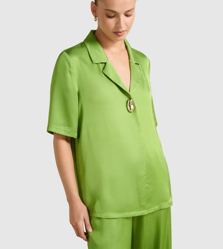 forever new  CARRIE Short Sleeves Oversized Shirt for Women | Best Price UAE