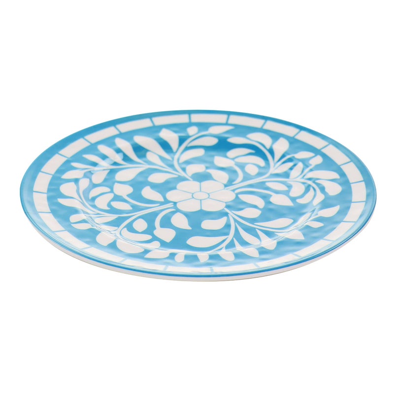 Elama Telly 12 Piece Melamine Dinnerware Set  Teal  (ELM-ELLY) - Image 3